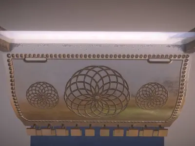 Cash Register Game Ready Low Poly Low-poly 3D model