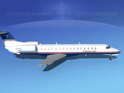 Embraer ERJ-140 Liberty Jet 3D model