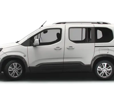 Peugeot E Rifter 2022 3D model