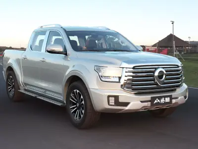 2024 GWM POER with lowpoly interior Low-poly 3D model