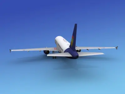 Airbus A320 Air Tours 3D model