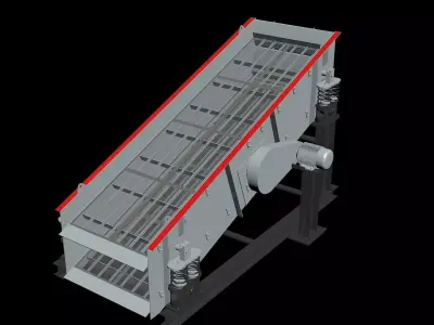vibrating screen 3D Model 3D model