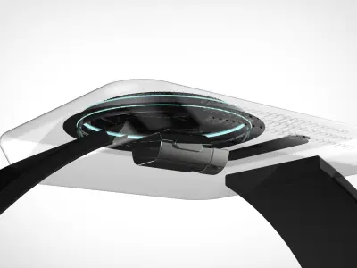 Smart bracelet for the blind 3D model