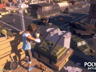 POLYGON - Battle Royale Low-poly 3D model