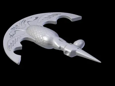 Tebber broad axe  3D print model