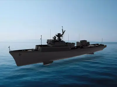 Grisha-class corvette 3D model