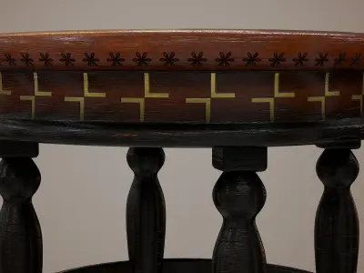 Antique Table 3D model