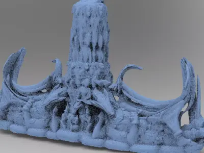 Dragon Stone Ruin Rock 7 3D model