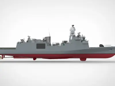 Frigate FFG X 3D model