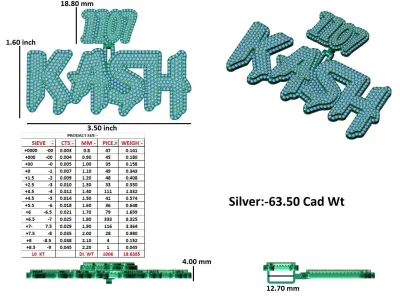 KASH Pendent 3D print model