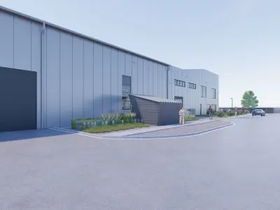 Industrial Hall 1 3D model