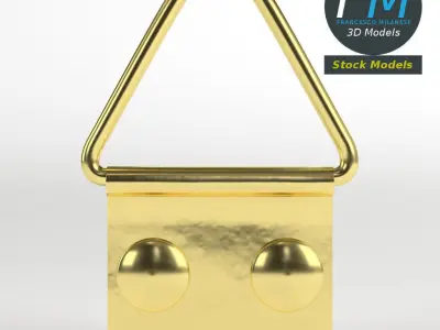 Picture frame hanger kit 3D model