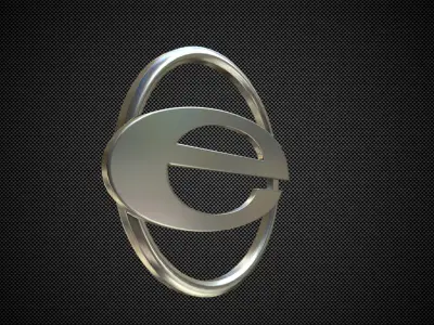 emerald logo 3D model