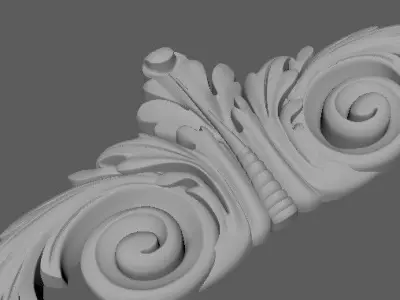 Decor for furniture 3D model