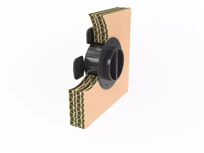 Twistlok Two Part Barrel Lock Free 3D model