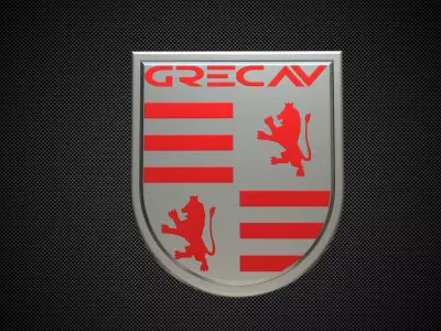 grecav logo 3D model