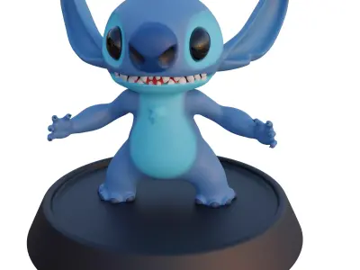 Stitch 3D model purchase