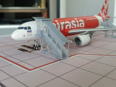 A320 boarding step 3D print model