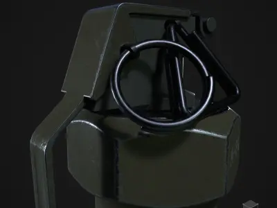 Stun Grenade 3D model purchase