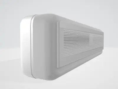 Antique air conditioner 3D model