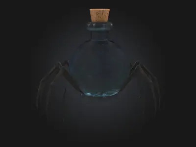 Arachnid Elixir  Venomous Power in a Vial 3D model