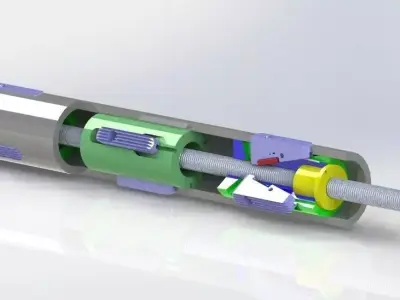 Perfect Centering Mechanical Shaft Free 3D model