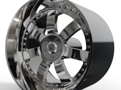 ASANTI AF121 WHEEL 3D MODEL 3D model