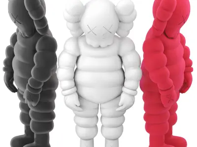 kaws chum collection 3D model