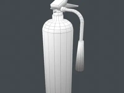 Fire Extinguisher Co2 Free low-poly 3D model