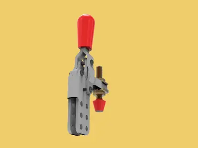 Vertical Hold Down Handle Toggle Clamp 3D model