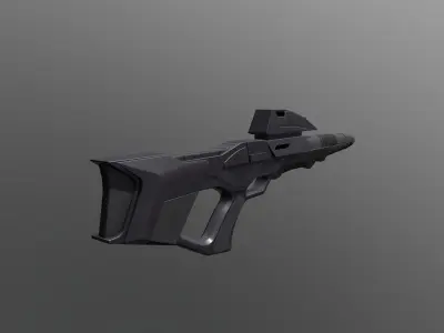 37gun gun Free low-poly 3D model