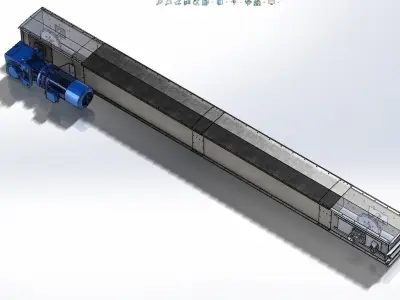Chain Conveyor 150t 3D model