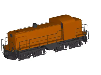 locomotive  3D model shop