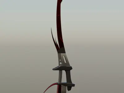 Sword Free low-poly 3D model 8