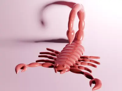 Scorpion Low-poly 3D print model