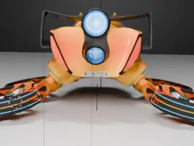 flying car 3D model
