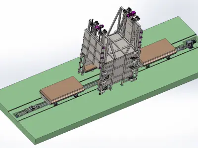 INDUSTRIAL METAL ANNEALING -STRESS RELIEF FURNACE- FURNACE 3D model