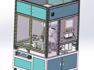 Camera assembly machine 3D model