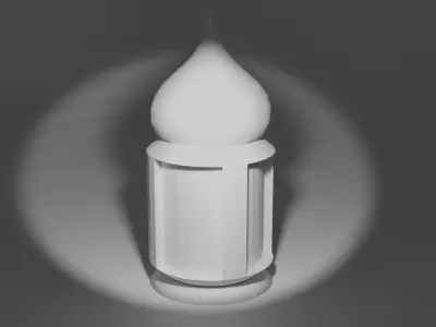 LAMP BLUE FREE 3D model