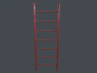Iron ladder 3D Model Low-poly 3D model