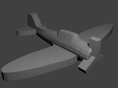 Japanese D3A Val Dive Bomber Free 3D print model