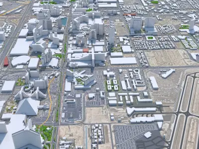 Las Vegas Strip Nevada USA 3D model