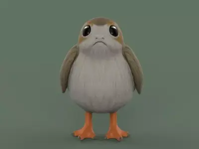 Star Wars Porg Free 3D model