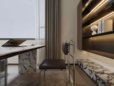 office room Free 3D model