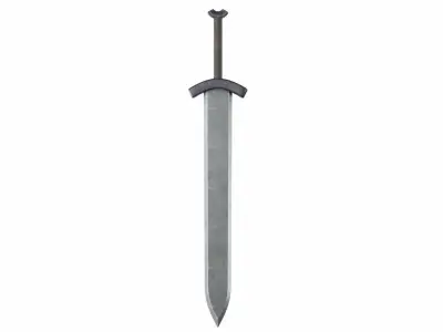 Big sword Low-poly 3D model purchase