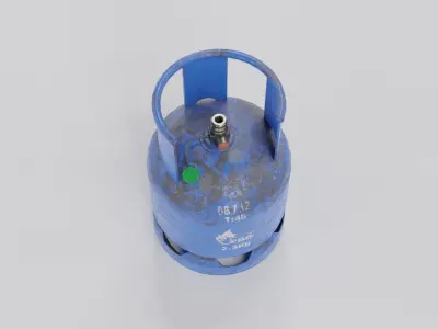 Gas Tank Low-poly 3D model buy