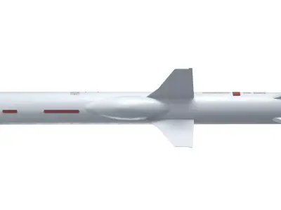 Ukrainian Naval Missile Neptune D RK360L  3D model