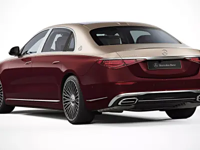 2022 Mercedes-Benz S-Class Maybach 3D model