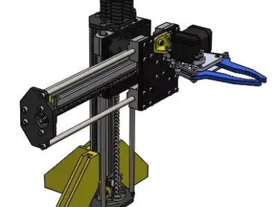 2DOF Linear Robot 3D print model