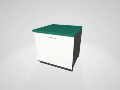 Modern kitchen Auro hA2 Free low-poly 3D model